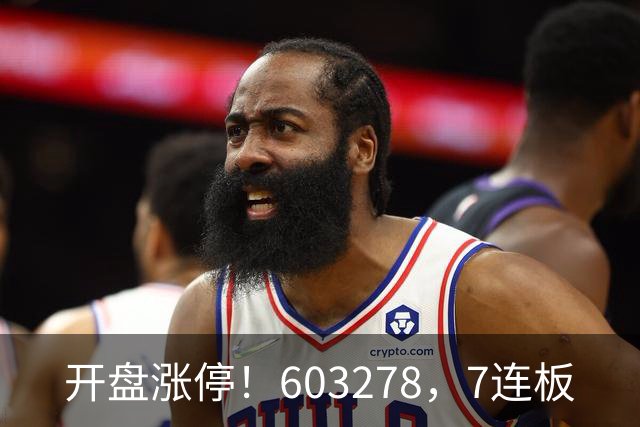 开盘涨停！603278，7连板